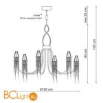 Люстра Patrizia Garganti Moulin Rouge PG320 - Схема